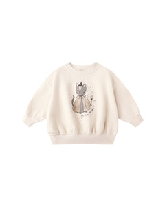 RELAXED FLEECE SWEATSHIRT || MAGIC CAT