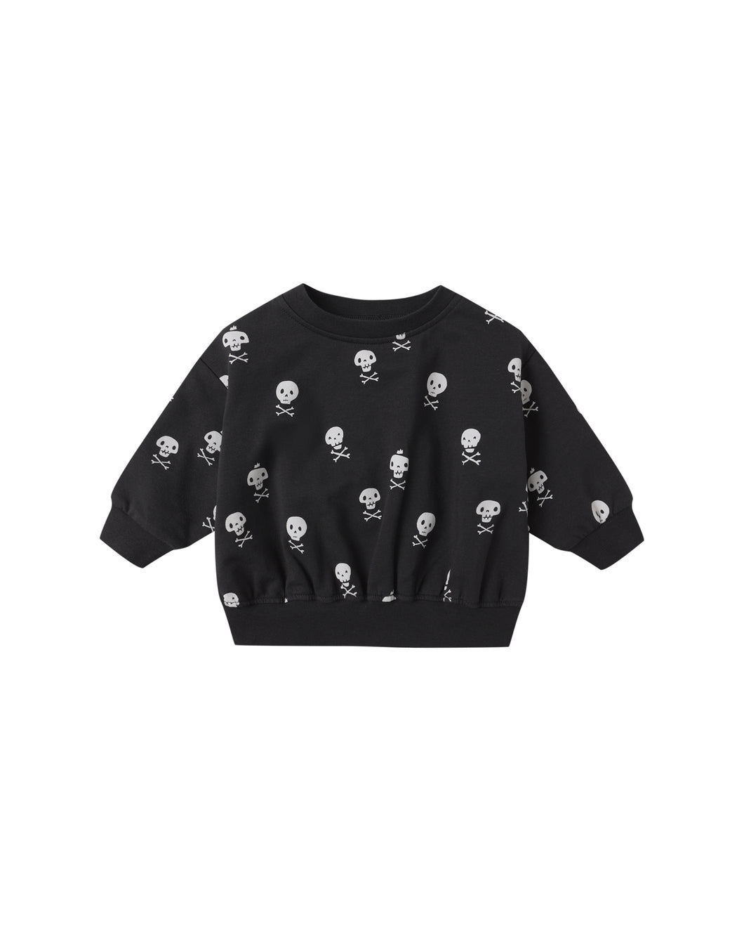 RELAXED FLEECE SWEATSHIRT || CROSSBONES