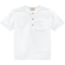 Load image into Gallery viewer, Boys Woven White / Green Set
