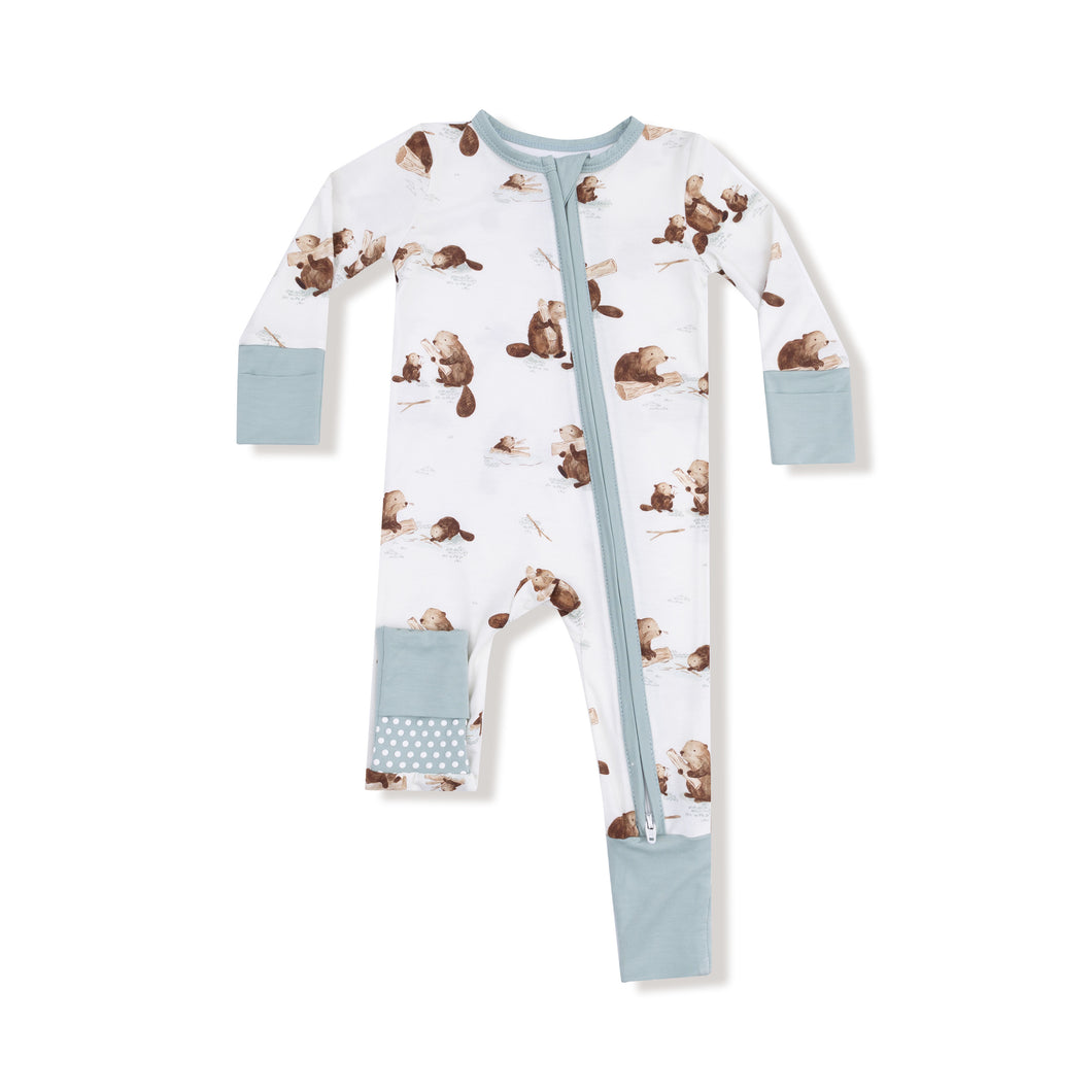 Click image to zoom Baby Beavers - 2 Way Zipper Romper