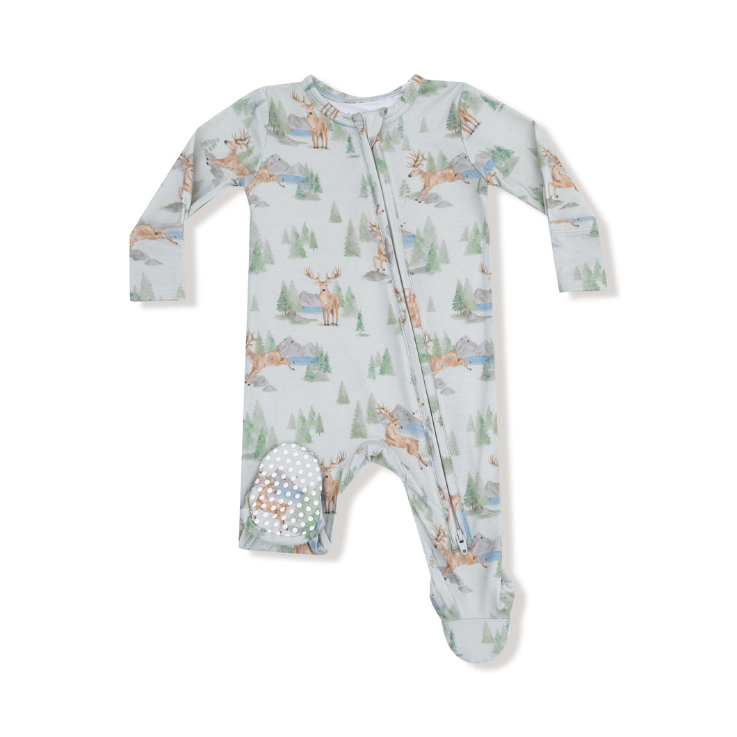 Buck Deer - 2 Way Zipper Footie