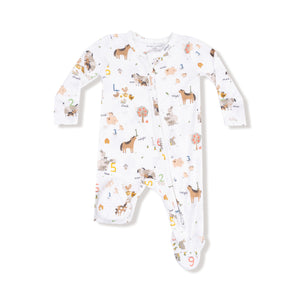 Farm Sounds - 2 Way Zipper Footie