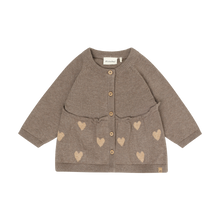Load image into Gallery viewer, Chocolate Heart Cardigan

