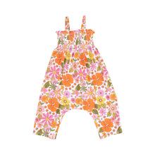 Load image into Gallery viewer, Boho Floral Smocked Romper

