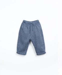 Blue Patterned Sweatpants