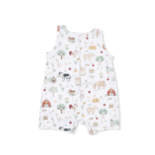Load image into Gallery viewer, Cute Farm Animals Romper

