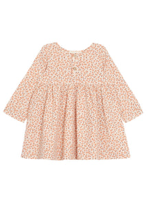 Midnight Poppy Crepe Georgette Dress