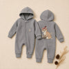 Organic Zipper Rompers