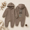 Organic Zipper Rompers