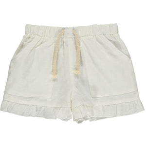 Cotton Ruffle Shorts