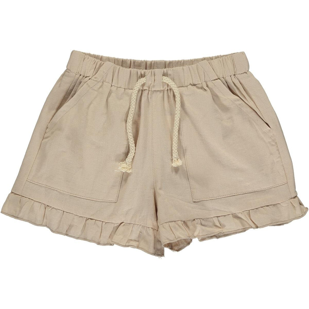 Cotton Ruffle Shorts
