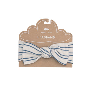 Blue Rib Stripe Headband