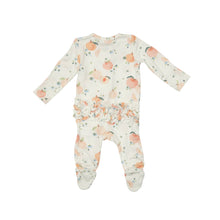 Load image into Gallery viewer, Peaches Ruffle Footie
