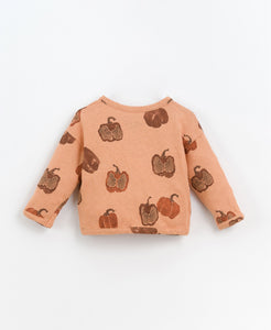Bell Pepper Print Long Sleeve Top