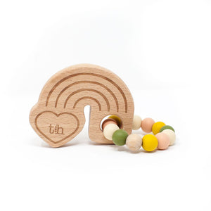 Rainbow Wooden Teether