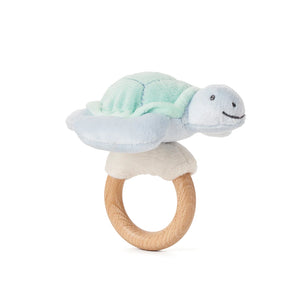 Plush Wooden Ring Rattle