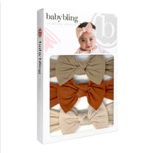 Load image into Gallery viewer, 3PK Box Knot Set - Baby Bling
