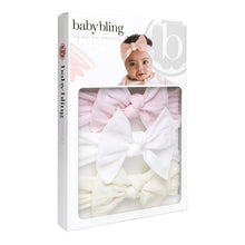 Load image into Gallery viewer, 3PK Box Knot Set - Baby Bling
