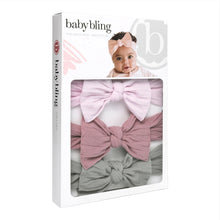 Load image into Gallery viewer, 3PK Box Knot Set - Baby Bling
