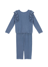 Load image into Gallery viewer, Soft Blue Candie Land Knit 2PC Sets
