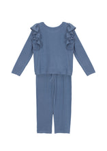 Load image into Gallery viewer, Soft Blue Candie Land Knit 2PC Sets
