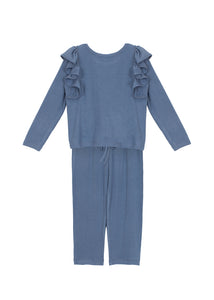 Soft Blue Candie Land Knit 2PC Sets