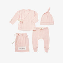 Load image into Gallery viewer, Pink Pointelle Take Me Home Bag Set
