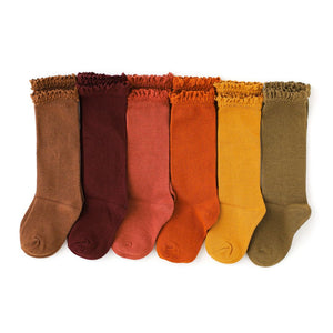 Fall Lace Top Socks