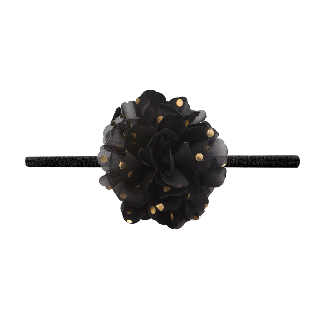Gold Dot Flower Skinny