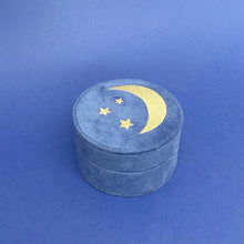 Load image into Gallery viewer, Moon &amp; Stars Mini Jewelry Box
