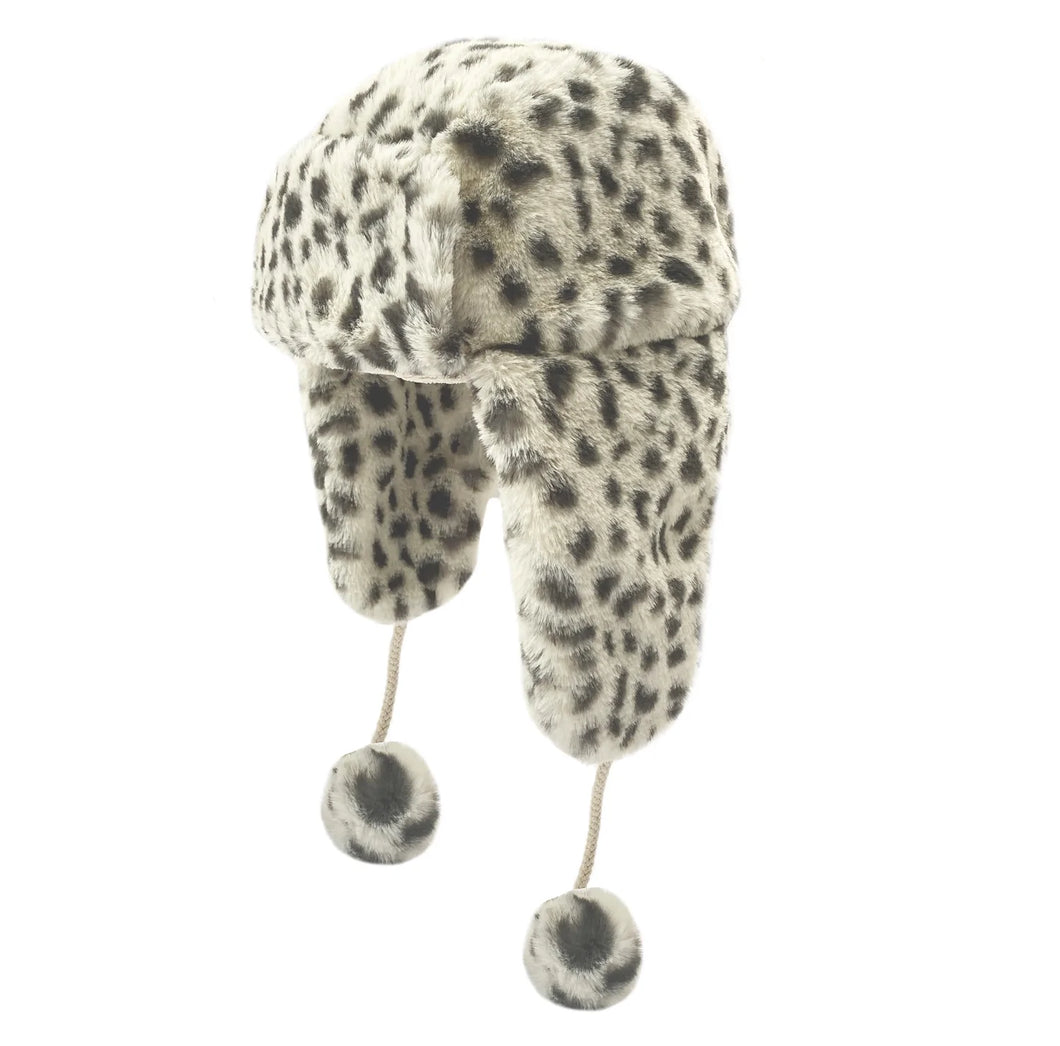 Snow Leopard Fur Hat