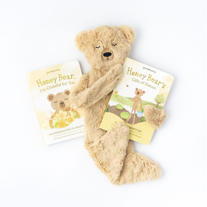 NEW Honey Bear Snuggler 2 Book Bundle - Gratitude Collection