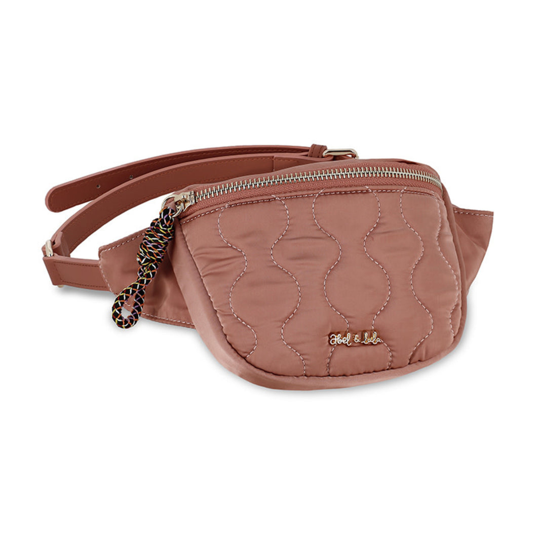 Rose Satin Bum Bag