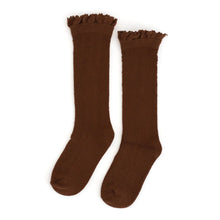 Load image into Gallery viewer, Fall Fancy Lace Knee High Sock
