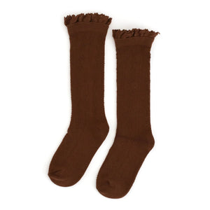 Fall Fancy Lace Knee High Sock