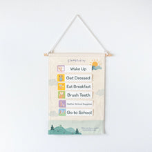 Load image into Gallery viewer, Routines Visual Schedule - Slumberkins Wall Hang
