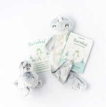 Load image into Gallery viewer, Narwhal Growth Mindset Snuggler Gift Set
