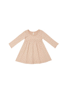 Jersey Longsleeve Dot Dress- Baby Girl