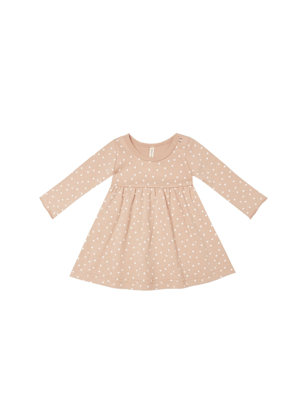 Jersey Longsleeve Dot Dress- Baby Girl