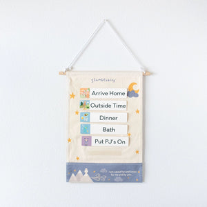 Routines Visual Schedule - Slumberkins Wall Hang