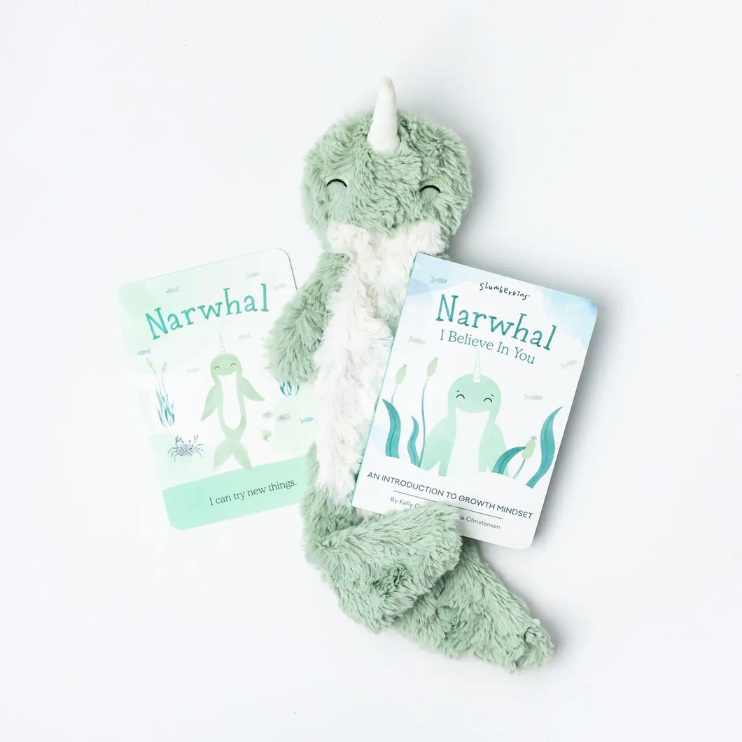 Narwhal Growth Mindset Snuggler Gift Set