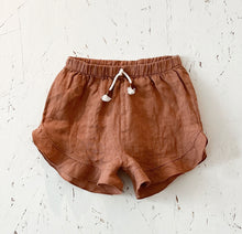 Load image into Gallery viewer, Ruffle Linen Shorts
