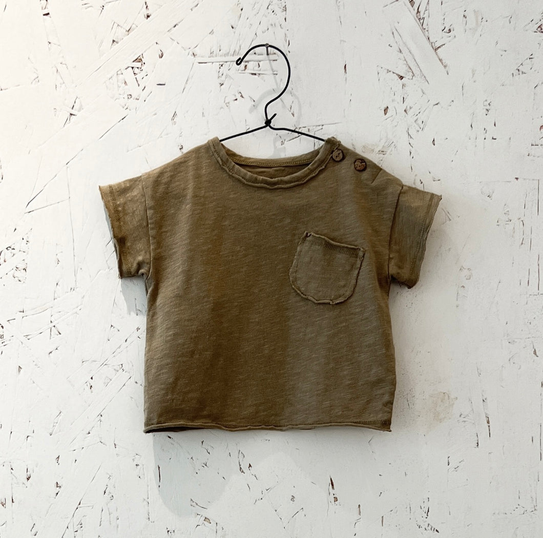 Jersey Cotton T-Shirt with Pocket