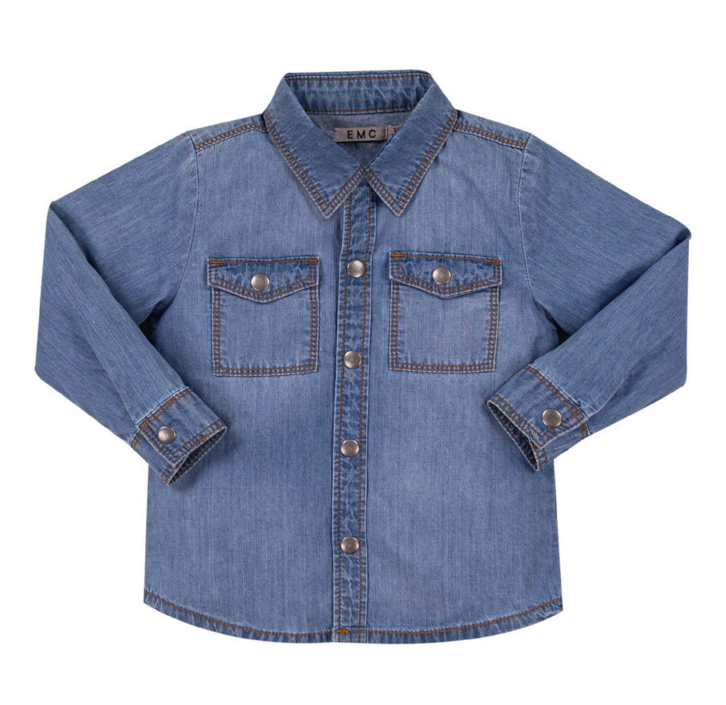 Chambray Button Up
