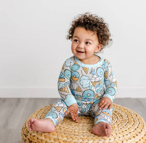 Two-Piece Bamboo Viscose Pajama Set