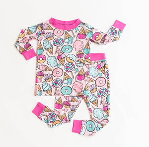 Two-Piece Bamboo Viscose Pajama Set