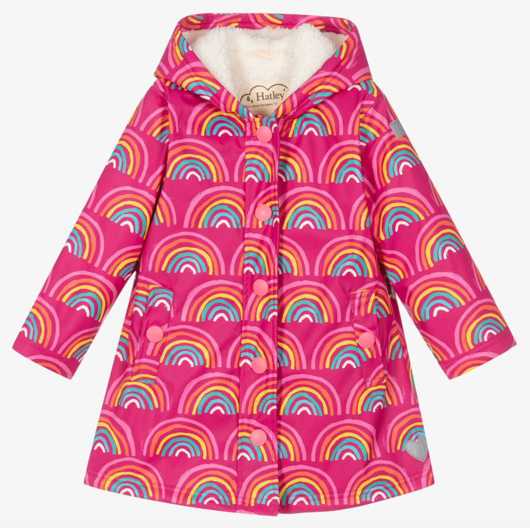 Rainbow Sherpa Lined Jacket