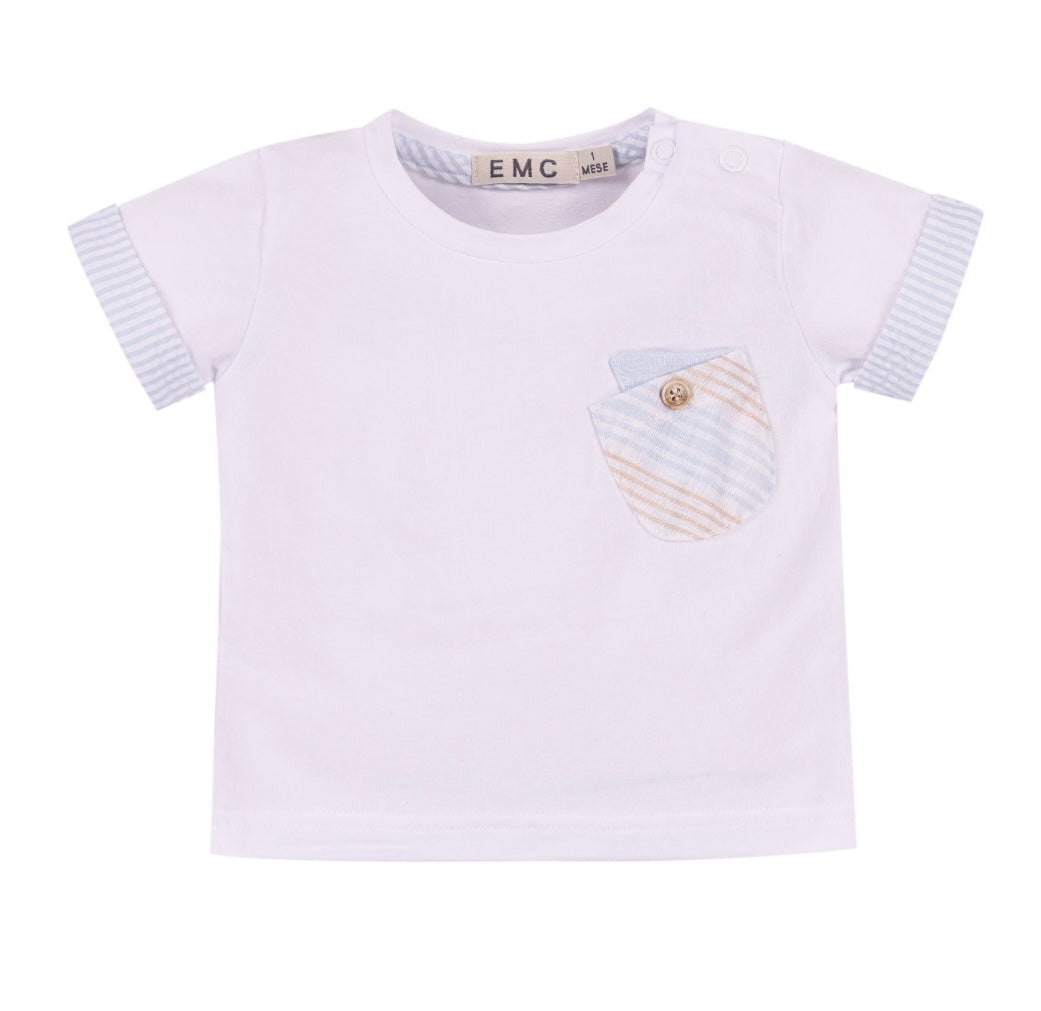 Striped Cotton Linen Top
