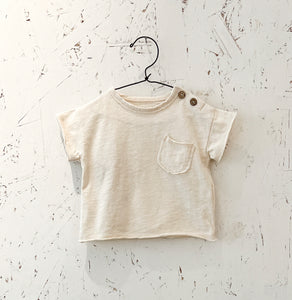 Jersey Cotton T-Shirt with Pocket