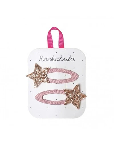 Stardust Glitter Clips Pink